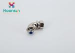 90 Degree Flexible Conduit Fittings Elbow Metal / IP66 Metric Brass Cable Gland
