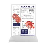 Double-Sided Vertical LED Advertising Menu Board Perfect for Restaurant Menu