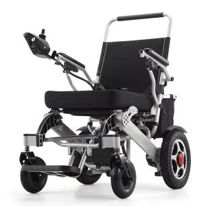 Wholesale Lithium Battery Lightweight Electric Wheelchairs Folding Fully Automatic Breathable from china suppliers
