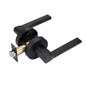Wholesale Cylinder Zinc Alloy Bedroom Bathroom Interior Metal Door Lock Security Privacy Keyless Lever Handle Lock Set from china suppliers