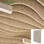 Industrial Design Fire Proof Wood Wool Acoustic Panel For Wood Keel Installation
