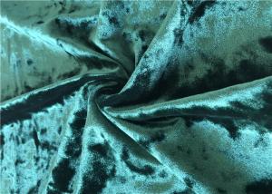 Wholesale Soft Ice Velvet Crushed Polyester Spandex Velvet Fabric For Women Dress from china suppliers