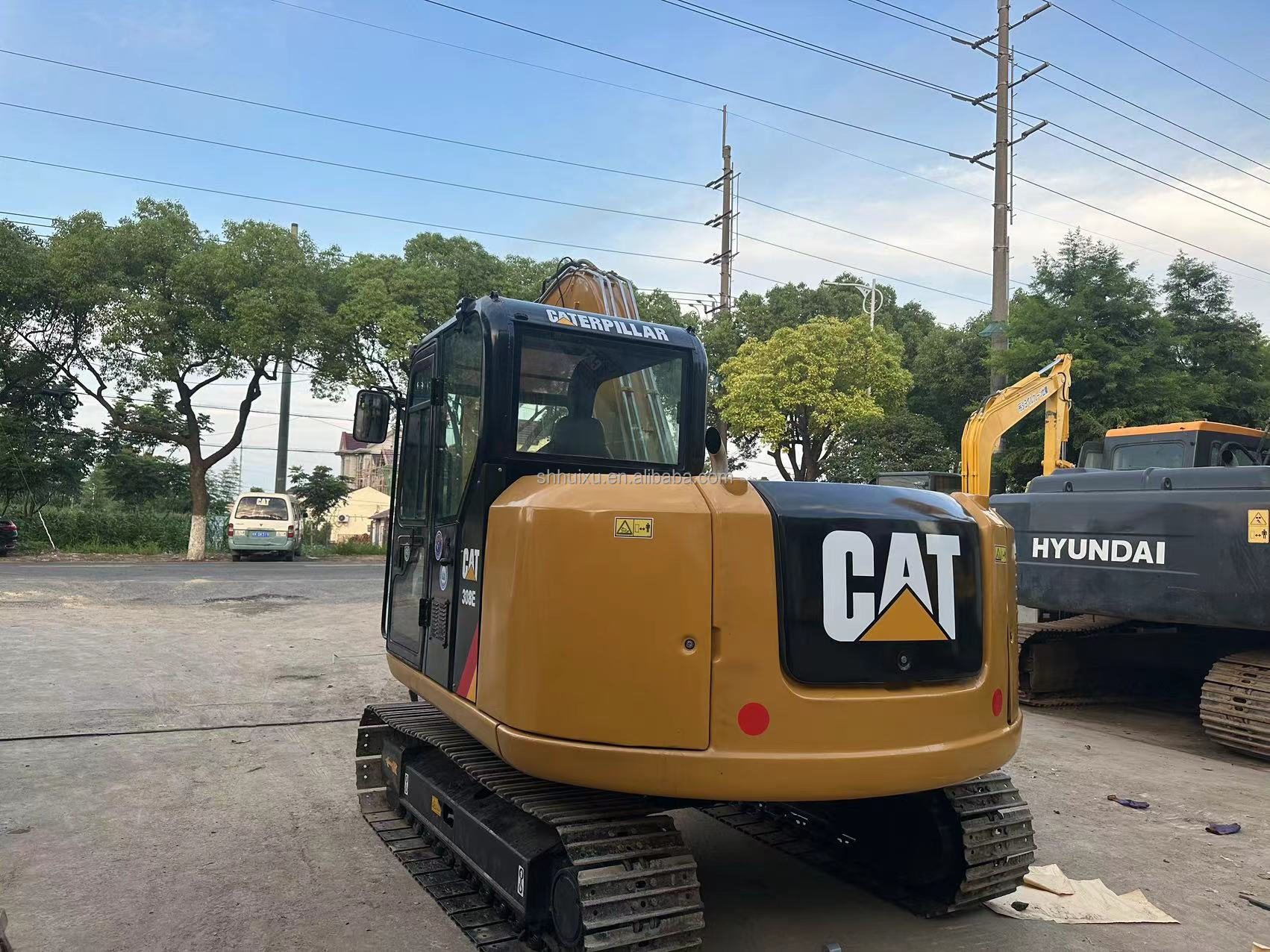 Excavators used CAT 308E second hand digger in shanghai for sales