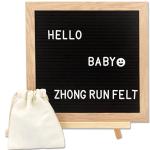 White Frame Sign Menu Letters Outdoor Set Stand Changeable Plastic Felt Letter