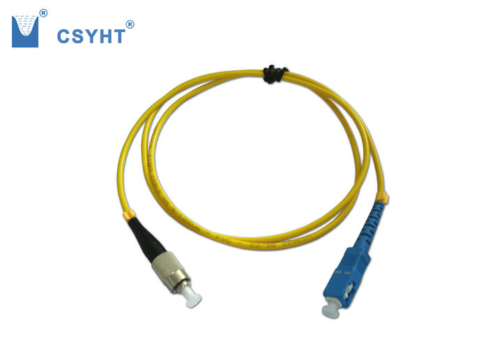 FC To ST Duplex Single Mode Fibre Optic Patch Leads 0.2dB Exchangeability