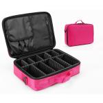 Adjustable Dividers Travel Cosmetic Organizer Toiletry Bag