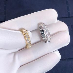Wholesale Factory Make BVLGARI Serpenti Viper Ring 18k Gold And Real Diamonds Rose Gold from china suppliers