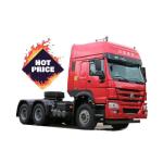 WD615.47 Engine Model SINOTRUK 6X4 HOWO 7 Trailer Tractor Truck Head in Red