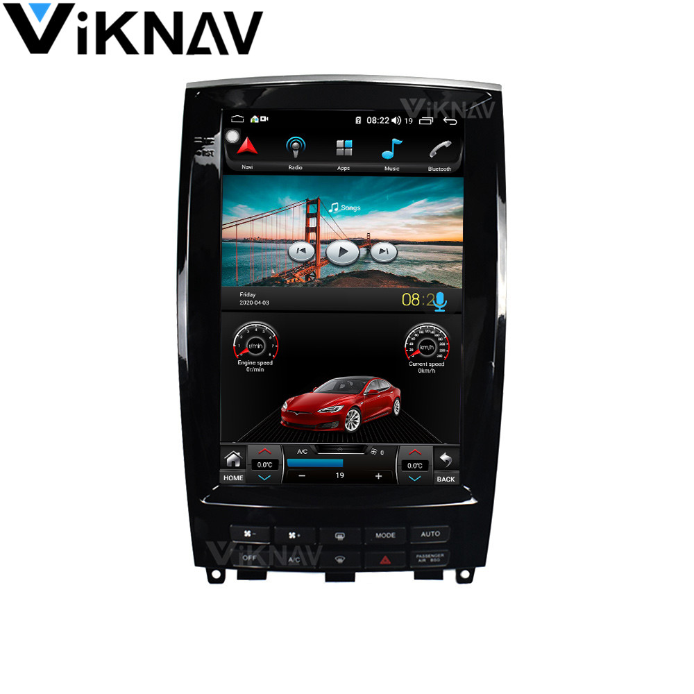 12.1 Inch Android Auto Car radio For Infiniti QX50 GPS Navigation Multimedia Player Android Wireless Carplay BT 4G