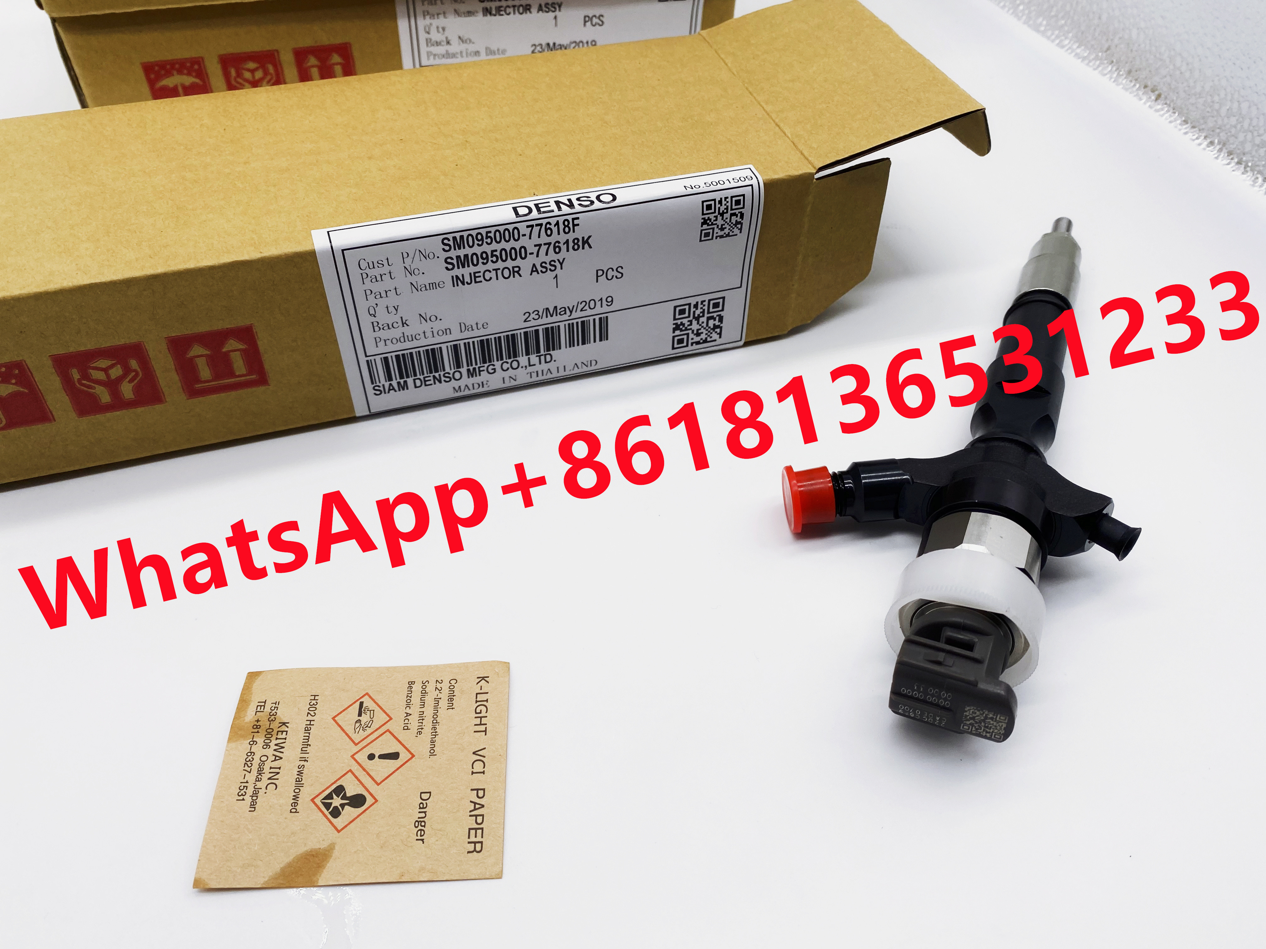 Toyota HILUX 2KD-FTV 095000-7761 Common Rail Diesel Injectors
