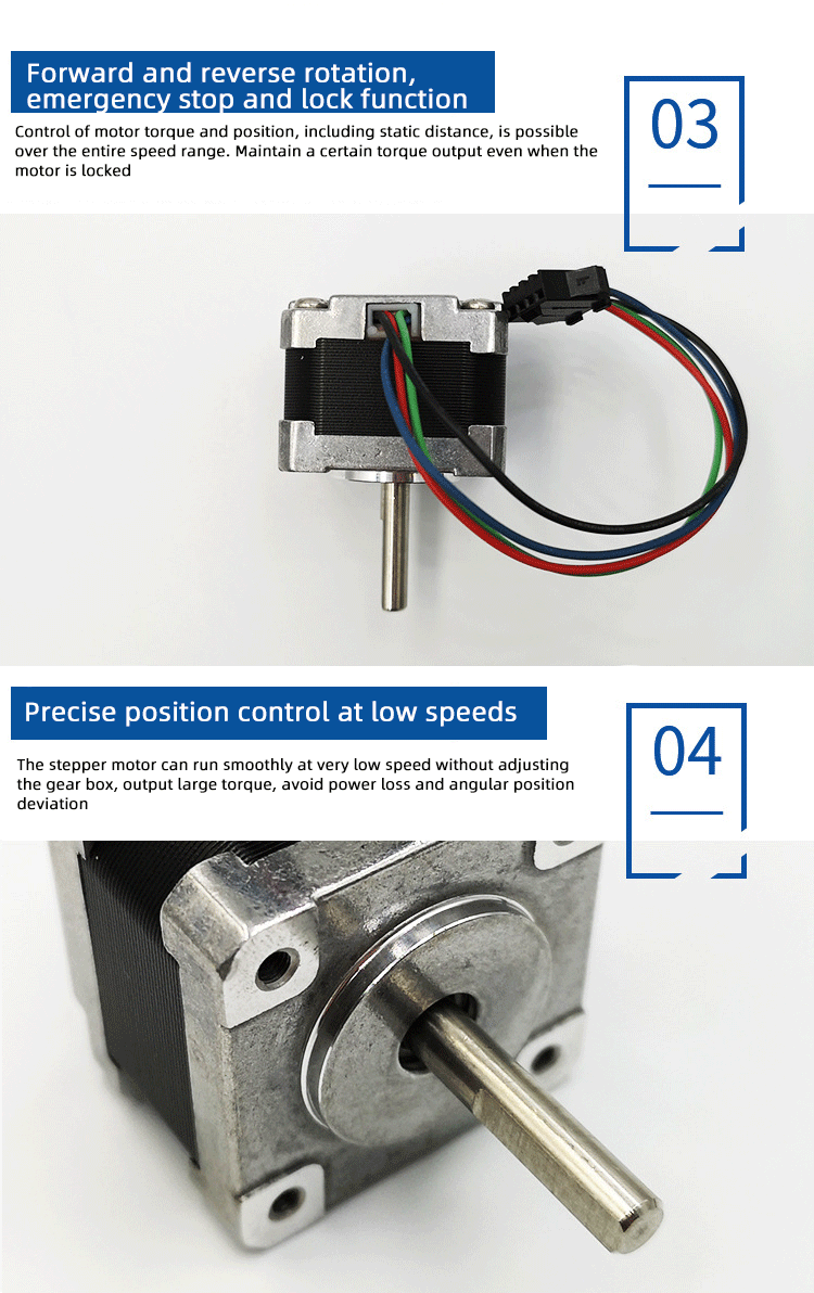 Faradyi High Precision Stepper Motor Nema14 Holding Torque 140mNm Stepping Angle 1.8 Degree For CNC Machine and Robot