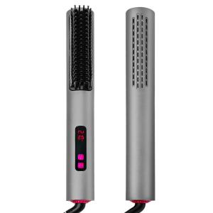Wholesale Professional Custom LCD Hair Straightener Brush , PTC ABS Electric Cold Wind Comb from china suppliers