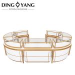 Manufacturer Custom Made Luxury High End Large Oval Center Island Jewelry