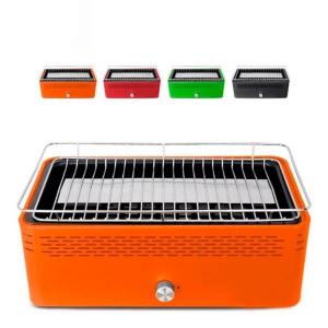 Wholesale Portable Mini Stainless Steel Tabletop BBQ Charcoal Lotus Grills 34X25.5CM For Outdoor from china suppliers