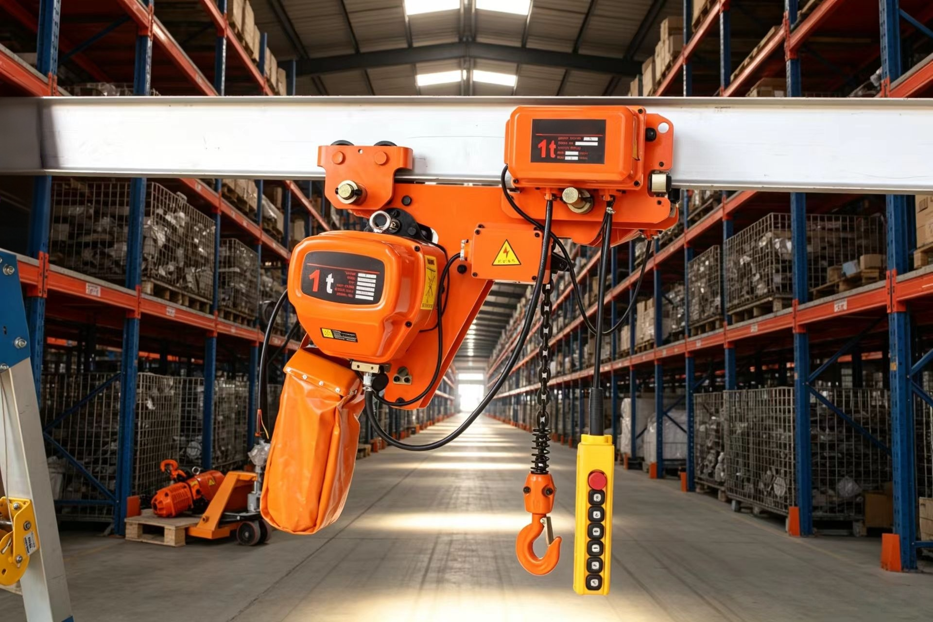 HHBB Type Electric Chain Hoist With Trolley