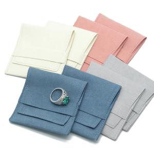 Wholesale Earrings Gift Matte Small Velvet Jewelry Pouches Bags Cotton With Custom Logo from china suppliers
