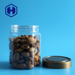 Wholesale PET Hexagon Transparent Plastic Jar 660ml Nuts Packaging from china suppliers