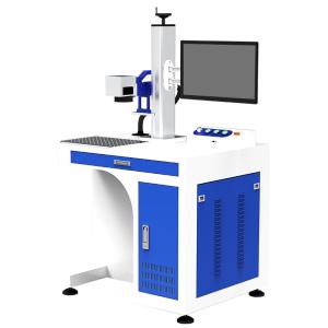 Wholesale Cabinet Type Fiber Laser Marking Machine 20W 30W 50W Nameplate Gift Metal Cutting Plotter from china suppliers
