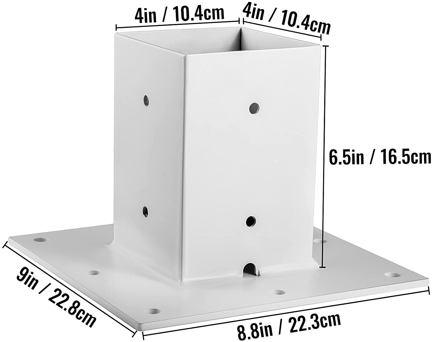 Sample Offered Oem Odm Metal Post Base Pergola Corner Bracket for 4x4 Wood Posts