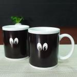 Coffee tea milk hot cold magic morning heat change mugs eco - friendly