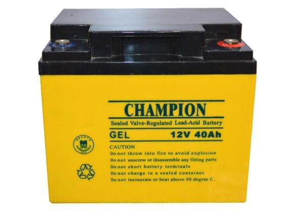 China Champion Deep Cycle Battery 12V40AH NP40-12-G Sealed Lead Acid Solar GEL