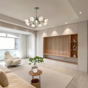 Wholesale French Rustic Glass Chandelier Nordic Modern Dining Room Lights from china suppliers