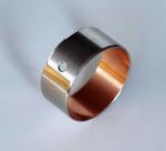 Bimetal Camshaft Bushing QSK60 Excellent Wear Resistance Zinc Plating