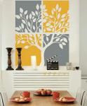 Personalised Wall Flower Stickers G180 / Wall Sticker Art