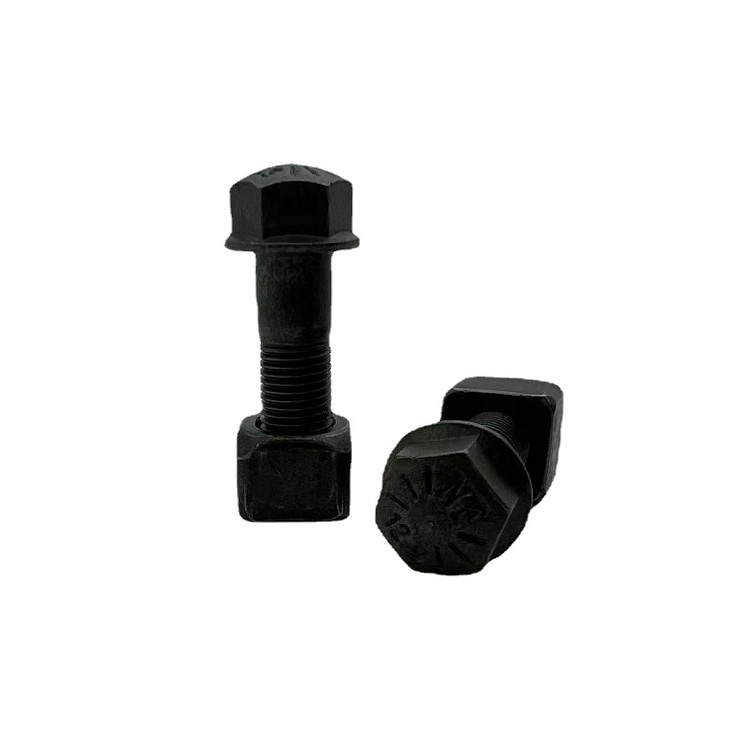 Customization Excavator Track Bolts Grade 8 Flat Head Plow Bolts