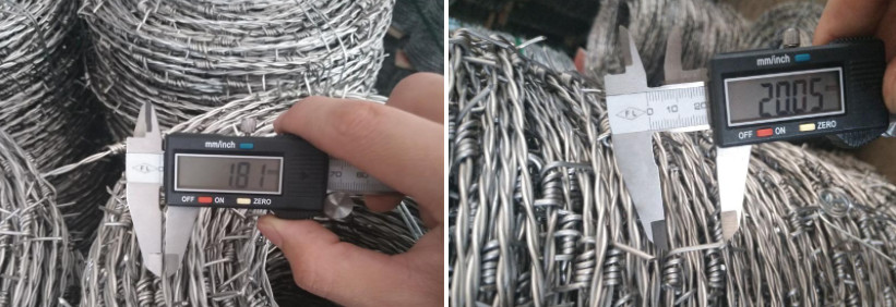 ISO9001 Electro Galvanized 14 Gauge High Tensile Barbed Wire Coil For Military