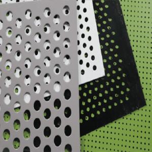 Wholesale Metal Rectangular Hole Shape Aluminum Perforated Sheet 12FT Length 5052 H24 from china suppliers