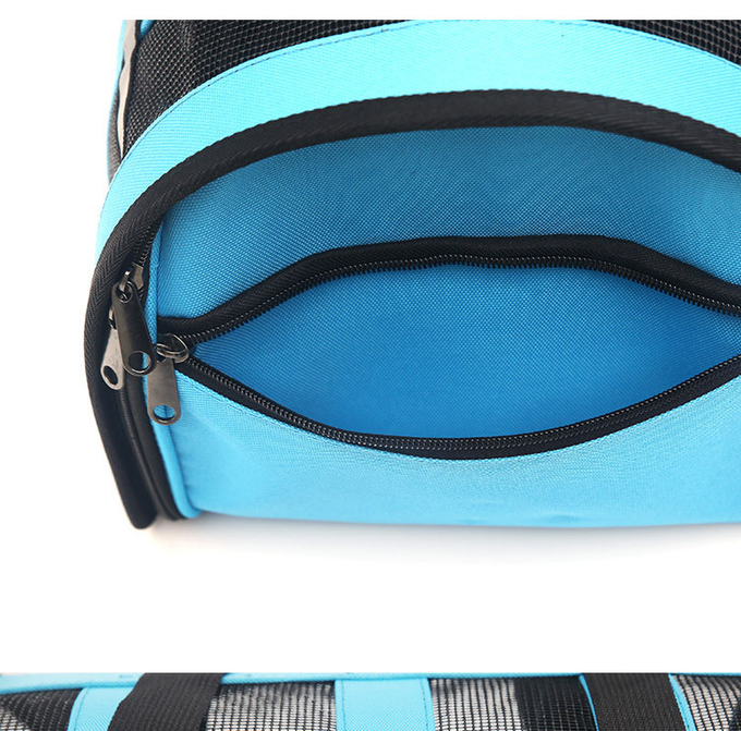 Dog And Cat Portable Handbag With Breathable Mesh On Four Sides Foldable Pet Cage