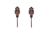 Coper Color Funeral Casket Accessories , Coffin Hardware Screw For Casket