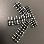 Step Shank Collated Concrete Nails / Flat Head Galvanised Nails 25mm For GSN50