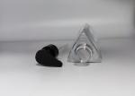 Triangle Clear Plastic PET Bottle 250ml For Cosmetic Packaging