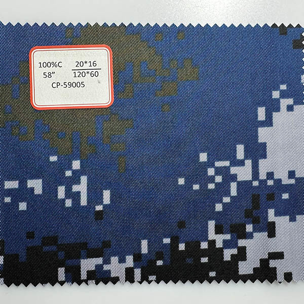 Customization Pure Cotton Printed Fabric 20*16 120*60 Camouflage Printed Fabric