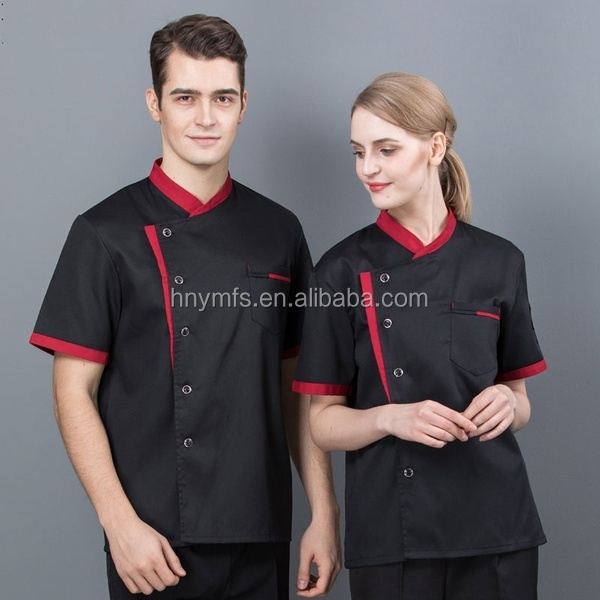 Personalized Customized Kitchen Chef Uniform Tops Anti Pilling Breathable