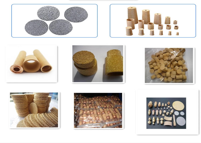 SUS304 10um Porous Metal Filter Cartridge Sintered Bronze Filter Element