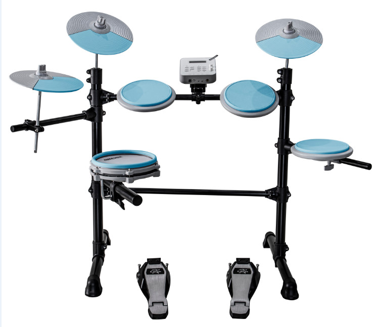 T850 mesh head wooden digital drum set 9-piece electronic drum set percussion jazz constansa music drum set