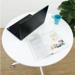 Cast Aluminium One Leg Height Adjustable Computer Desk