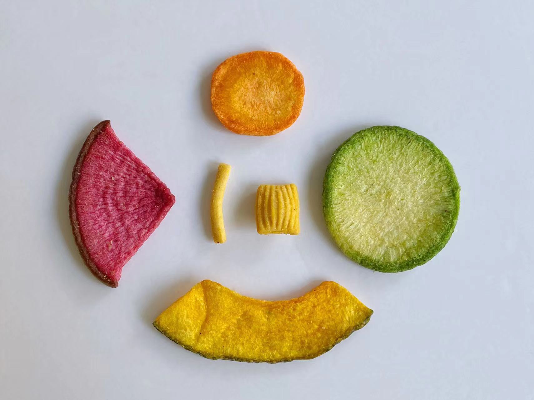 Shrimp Flavor Dried Fruits Vegetables Special OEM Snacks BRC Certification