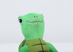 Adorable Turtle Plush Toy , Green Color Cotton Toys For Baby For Promotion