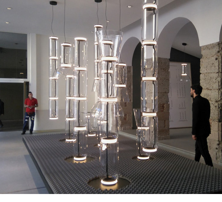 Modern Clear Glass Shade Nordic Pendant Light Living Room Noctambule Pendant Lamp(WH-GP-153)