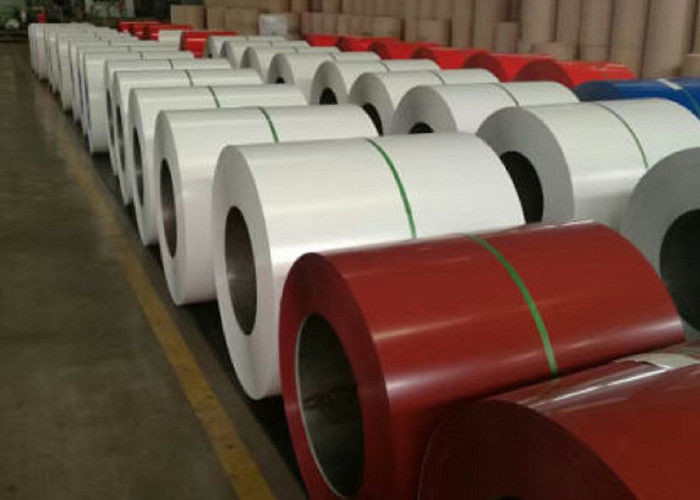 Multi Color Coated Steel Coil , Roofing Sheet Hot Dip Galvanized Coils