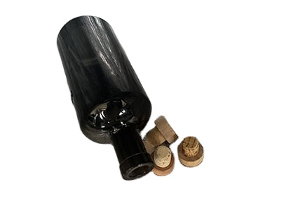 750ml Matte Black Glass Liquor Bottle for Wine within Clients' Specific Requirements