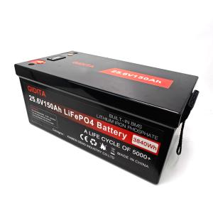 Wholesale KC / CE Certification 150Ah LiFePO4 Battery 25.6V Solar Lithium Battery from china suppliers