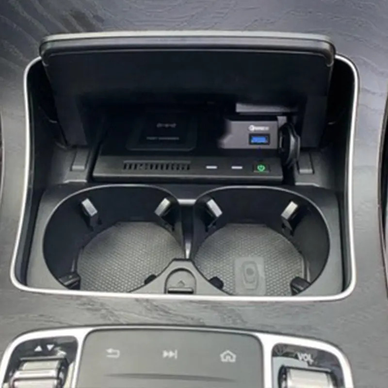 Quick Charge Wireless Charger For Mercedes Benz C Class W205 C180 C200 C260