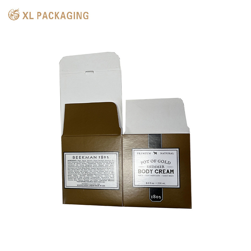 Lotion Card Paper Box Accept Customization Face Cream Cardboard Box Factory Making Folding Card Box for Eye Cream
