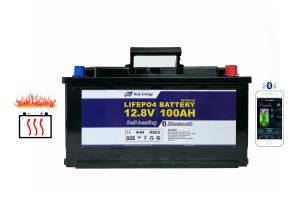 Wholesale 1280Wh Bluetooth Lithium Battery 100ah 12v Lifepo4 Deep Cycle Battery For Motorhome from china suppliers