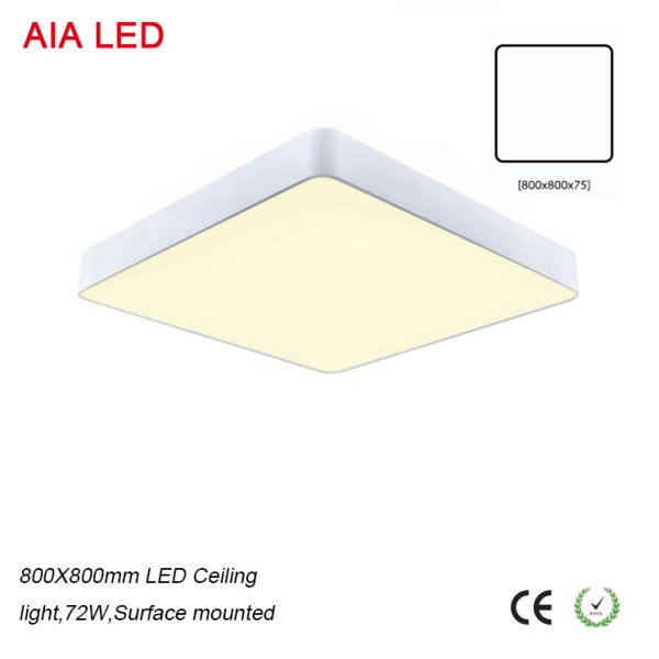 9W Surface mounted linear best price interior office LED Ceiling light for restaurant used